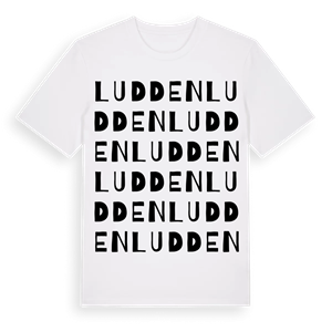 Ludden ordlek t-shirt – ekologisk bomull t-shirt från Pinshirt