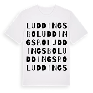 Luddingsbo ordlek t-shirt – ekologisk bomull t-shirt från Pinshirt
