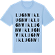 Blue Soul t-shirt med Lugnvik ordlek t-shirt