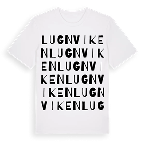 Lugnviken ordlek t-shirt – ekologisk bomull t-shirt från Pinshirt
