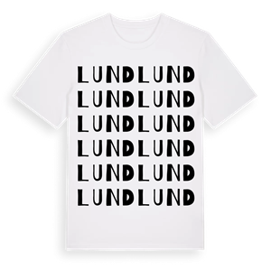 Lund ordlek t-shirt – ekologisk bomull t-shirt från PinShirt