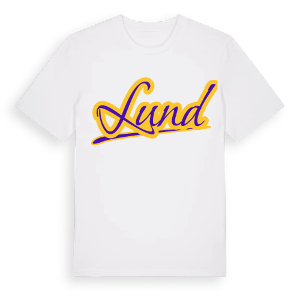 Lund baseball t-shirt – ekologisk bomull t-shirt från Pinshirt