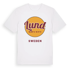 Lund cirkel t-shirt – ekologisk bomull t-shirt från Pinshirt