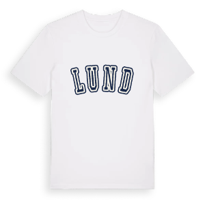 Lund college t-shirt – ekologisk bomull t-shirt från Pinshirt