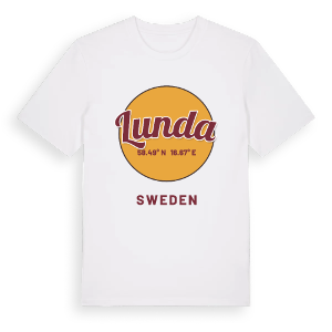 Lunda cirkel t-shirt – ekologisk bomull t-shirt från Pinshirt