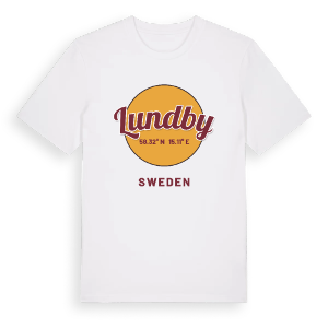 Lundby cirkel t-shirt – ekologisk bomull t-shirt från Pinshirt