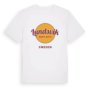 Lundsvik cirkel t-shirt – ekologisk bomull t-shirt från Pinshirt