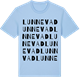 Blue Soul t-shirt med Lunnevad ordlek t-shirt