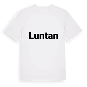 Luntan fetstil t-shirt – ekologisk bomull t-shirt från Pinshirt