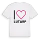 Jag älskar Lutarp t-shirt stort tryck