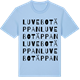 Blue Soul t-shirt med Luvebotäppan ordlek t-shirt