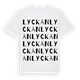 Lyckan ordlek t-shirt