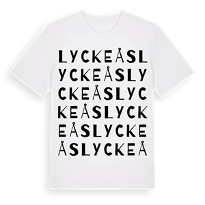 Lyckeås ordlek t-shirt – ekologisk bomull t-shirt från Pinshirt