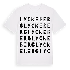 Lyckeberg ordlek t-shirt – ekologisk bomull t-shirt från Pinshirt