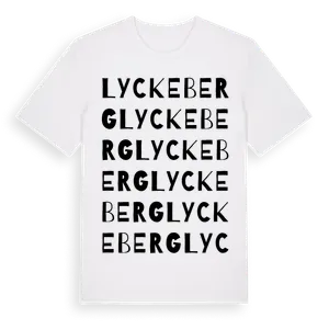 Lyckeberg ordlek t-shirt – ekologisk bomull t-shirt från Pinshirt
