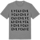 Mid Heather Gray t-shirt med Lyckhem ordlek t-shirt