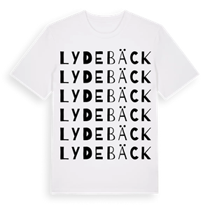 Lydebäck ordlek t-shirt – ekologisk bomull t-shirt från PinShirt