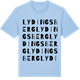 Blue Soul t-shirt med Lydingsberg ordlek t-shirt