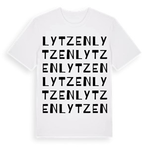 Lytzen ordlek t-shirt – ekologisk bomull t-shirt från PinShirt