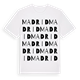 Madrid ordlek t-shirt