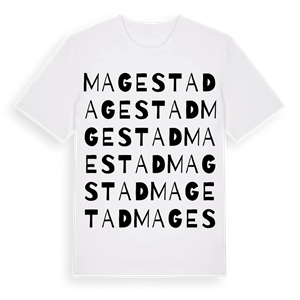 Magestad ordlek t-shirt – ekologisk bomull t-shirt från Pinshirt