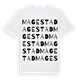 Magestad ordlek t-shirt