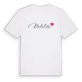 Måla hjärta t-shirt