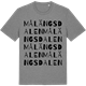 Mid Heather Gray t-shirt med Målängsdalen ordlek t-shirt