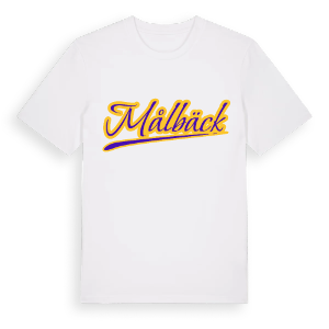 Målbäck baseball t-shirt – ekologisk bomull t-shirt från Pinshirt