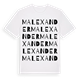 Malexander ordlek t-shirt