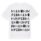 Malmöhumpen ordlek t-shirt