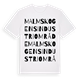 Malmskogens industriområde ordlek t-shirt