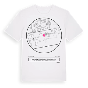 Malmskogens industriområde t-shirt – ekologisk bomull t-shirt från Pinshirt