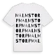 Malmstorp ordlek t-shirt