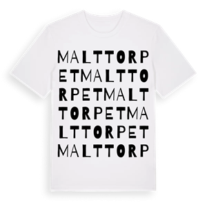Malttorpet ordlek t-shirt – ekologisk bomull t-shirt från Pinshirt