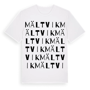 Mältvik ordlek t-shirt – ekologisk bomull t-shirt från Pinshirt