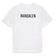 White t-shirt med Mandalen i Sverige t-shirt