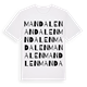 Mandalen ordlek t-shirt