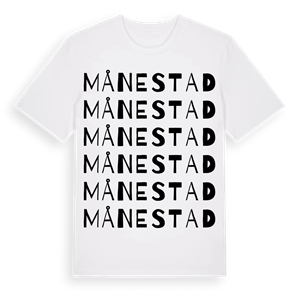 Månestad ordlek t-shirt – ekologisk bomull t-shirt från Pinshirt