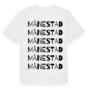 Månestad ordlek t-shirt – ekologisk bomull t-shirt från Pinshirt