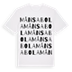 Månsabola ordlek t-shirt
