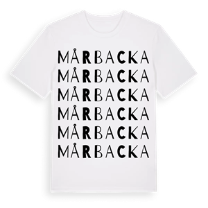 Mårbacka ordlek t-shirt – ekologisk bomull t-shirt från Pinshirt