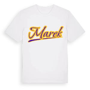 Marek baseball t-shirt – ekologisk bomull t-shirt från Pinshirt