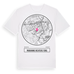 Marianne Richters torg t-shirt – ekologisk bomull t-shirt från Pinshirt