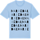 Blue Soul t-shirt med Mariedal ordlek t-shirt