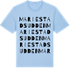 Blue Soul t-shirt med Mariestadsudden ordlek t-shirt