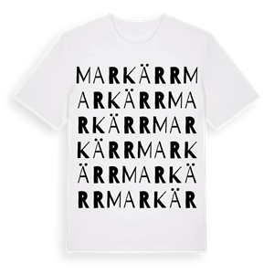 Markärr ordlek t-shirt – ekologisk bomull t-shirt från Pinshirt