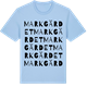 Blue Soul t-shirt med Markgärdet ordlek t-shirt