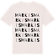 Vintage White t-shirt med Markis ordlek t-shirt