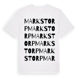 Markstorp ordlek t-shirt – ekologisk bomull t-shirt från Pinshirt